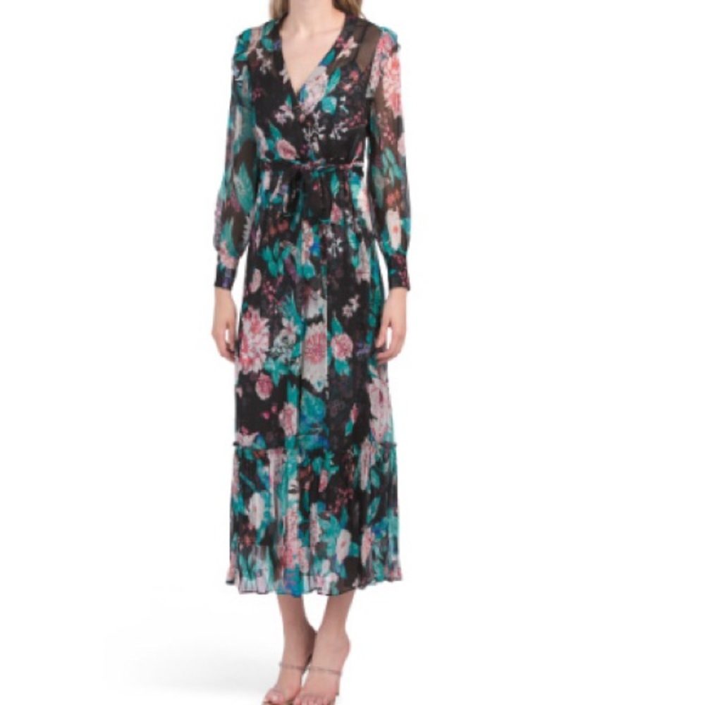 DVF chiffon dress